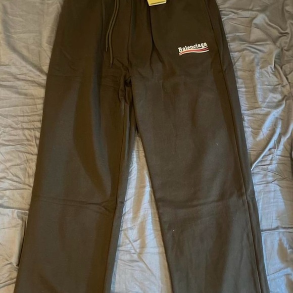 Balenciaga Black Sweatpants for Men